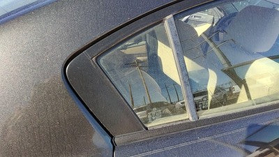 2010-13 Mazda 3 Passenger Right Rear Vent Window Back Door Glass With Frame Oem