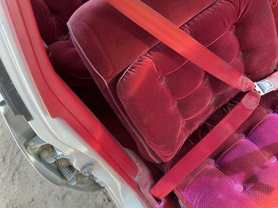 1986 Olds 88 Passenger Right Front Seat Belt Retractor Oem Shoulder Red