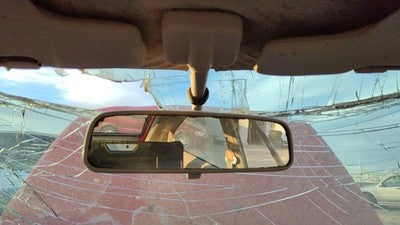 1995 Ford Aspire Inside Rear View Mirror Oem Windshield Mounted