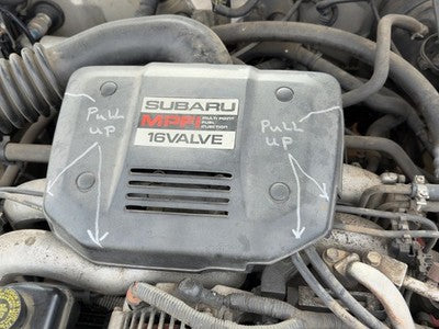 1990 Subaru Legacy Engine Cover Top Plastic Shield Oem 2.2L