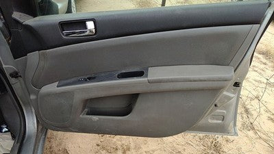 08-09 Sentra Passenger Right Front Door Trim Panel With Switches Charcoal W