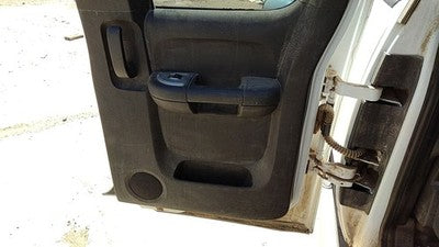 07 08 Silverado 2500 Passenger Right Rear Inside Door Trim Panel Back Ebony 19D