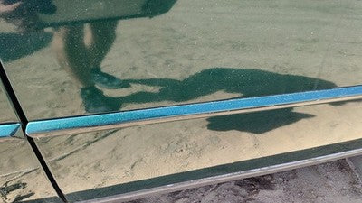 98-04 Cadillac Seville Passenger Right Front Moulding From Door Trim Strip Green