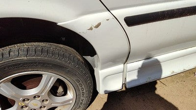 2007 Chevy Uplander Passenger Right Rear Moulding On Quarter Panel Oem White 50U