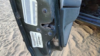 1985 Pontiac 6000 Driver Left Front Door Latch With Rods/Cables Oem