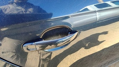 05-14 Vw Jetta Passenger Right Rear Outside Door Handle Oem Back Blue