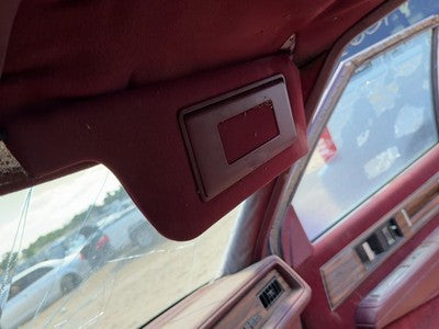 1987 Buick Park Ave Passenger Right Sun Visor Oem Red