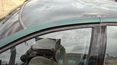 Saturn Sl1 Driver Left Rear Moulding On A Pillar Oem Green