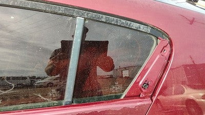 10-14 Honda Insight Driver Left Rear Vent Window Back Door Glass With Frame Oem