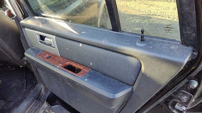 07-14 Expedition Passenger Right Rear Door Trim Panel With Switches Back 1W