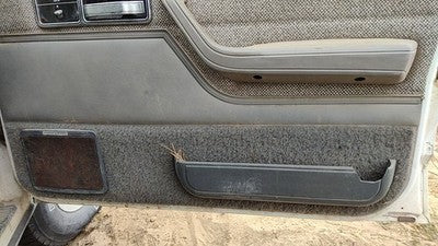 1992 Jeep Cherokee Passenger Right Front Door Trim Panel With Switches Gray