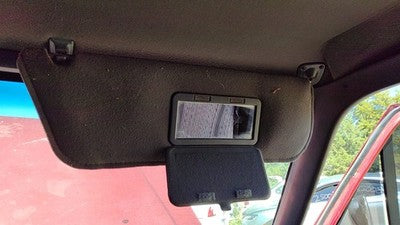 1991 Ford F150 Passenger Right Sun Visor Oem Gray