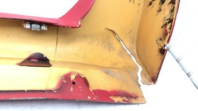1993 Grand Prix Driver Left Lower Rocker Panel Moulding Side Skirt 2 Door Red