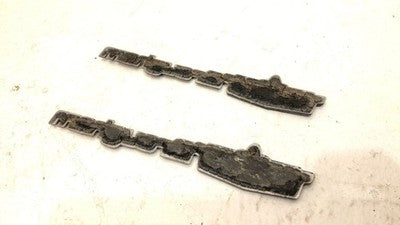 1986 Chevy Caprice Brougham Emblem Pair Sail Panel Badges Oem Set