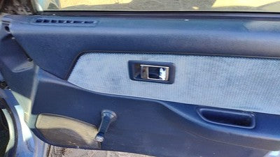 1989 Honda Civic Passenger Right Front Door Trim Panel Manual Windows Blue Sedan