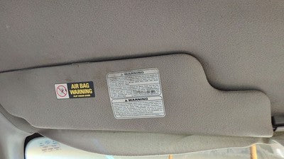 1999 Ford F150 Driver Left Sun Visor Oem Gray C2