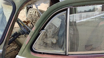 1953 Bel Air 150 Sedan Driver Left Front Vent Window Small Door Glass With Frame