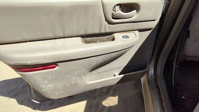 99-01 Century Driver Left Rear Door Trim Panel With Switches Back Taupe 52B