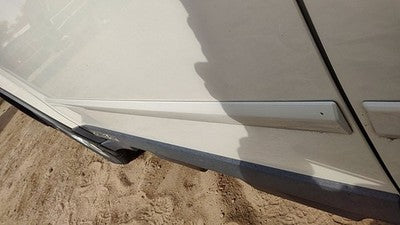 10-14 Legacy Outback Driver Left Front Upper Moulding From Door Trim Satin White