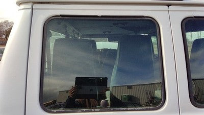 1972-1996 Gmc Van 3500 Driver Left Back Glass Rear Window Oem 00338853