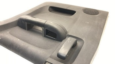 07-13 Sierra 1500 Passenger Right Rear Inside Door Trim Panel With Switches Back