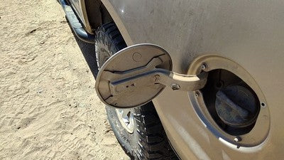 97-17 Expedition Fuel Tank Door With Hinge Gas Lid Oem Filler Arizona Beige Aq