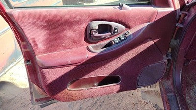 1995 Chevy Lumina Driver Left Front Door Trim Panel With Master Switch Red