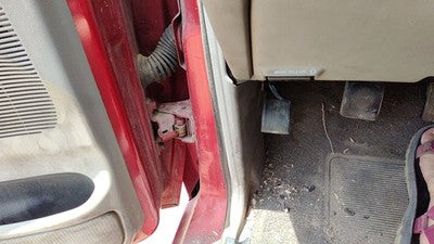 1999 Mazda B2500 Driver Left Lower Kick Trim Panel Oem Gray V2