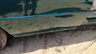 98-04 Cadillac Seville Passenger Right Rear Moulding From Door Back Trim Green