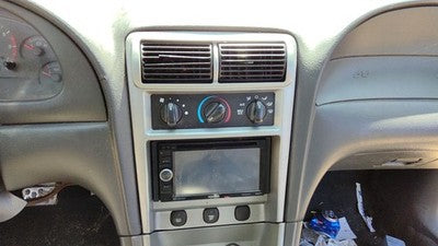 2001-2004 Ford Mustang Trim Bezel Around Radio Surround Dash Panel Oem Black 9W