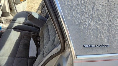 1985 Mercury Grand Marquis Driver Left Rear Chrome Trim Moulding Around Door