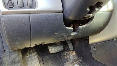 2004-2012 Mitsubishi Galant Lower Dash Under Column Knee Bolster Trim Panel Gray