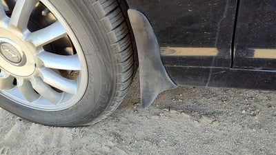 2005 Hyundai Xg350 Driver Left Moulding From Fender Mud Flap Rock Guard Black