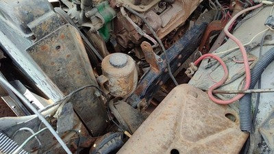 1985-1993 Dodge Ram W250 Power Steering Fluid Remote Reservoir Tank Oem 360
