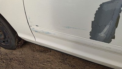 1998-2008 Ford Crown Vic Driver Left Front Moulding From Door Trim Strip White