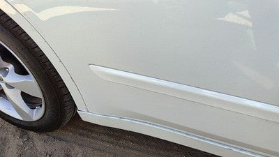 07-12 Altima Passenger Right Rear Moulding From Door Back Trim Strip White Qx3