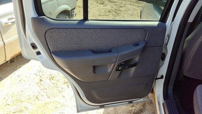 05 Ford Explorer Driver Left Rear Door Trim Panel With Switches Back Rt Graphite
