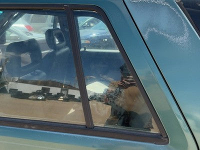 91-97 Isuzu Rodeo Driver Left Rear Vent Window Back Door Glass With Frame Oem