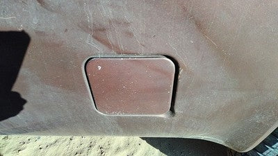 1983 Gmc Sierra C3500 Fuel Tank Door With Hinge Gas Lid Oem Filler Brown