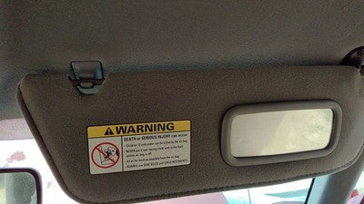 1999 Mazda B2500 Passenger Right Sun Visor Oem Gray V2