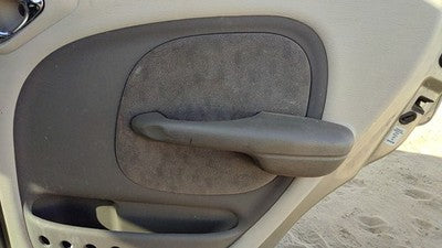 01-02 Pt Cruiser Passenger Right Rear Door Trim Panel With Switches Back Taupe