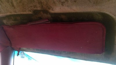 1988 Gmc Sierra 2500 Driver Left Sun Visor Oem Red