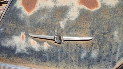 1964 Ford Thunderbird Coupe Passenger Right Side Emblem Badge Oem