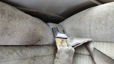 1993 S10 Blazer Driver Left Front Seat Belt Buckle Receiver Oem Gray