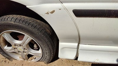 2007 Chevy Uplander Passenger Right Rear Moulding On Quarter Panel Oem White 50U