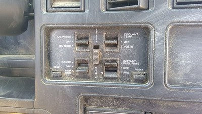 1986 Chevy Corvette C4 Dash Controls Panel Oem Buttons Switches Display Center
