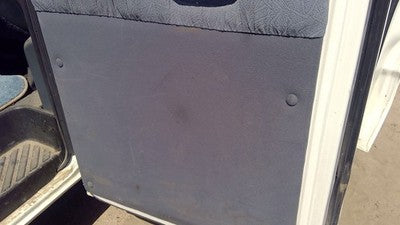 92-96 Ford Van E150 Passenger Right Rear Inside Door Trim Panel Only Back Gray