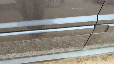 05-09 Equinox Driver Left Front Moulding From Door Trim Strip Granite Gray 44U