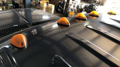 2003 F350 Powerstroke Set Of 5 Clearance Cab Light Roof Lights With Harness Oem