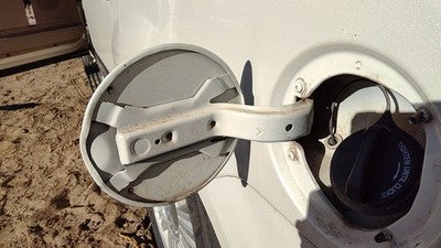 98-17 Navigator Fuel Tank Door With Hinge Gas Lid Filler Pv White Chocolate